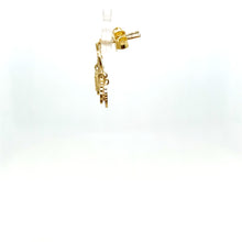Load image into Gallery viewer, 14k Gold Dream Catcher Studs .