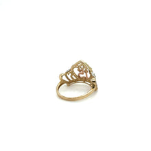 Load image into Gallery viewer, 14k Gold "15 years" Crown Ring .