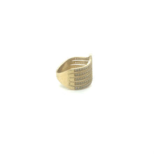 Load image into Gallery viewer, 14k Gold V Ring .