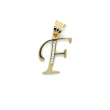 Load image into Gallery viewer, 14k Gold Letter Pendant .