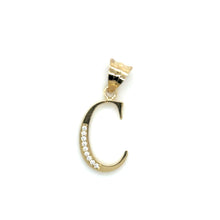 Load image into Gallery viewer, 14k Gold Letter Pendant .