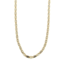 Load image into Gallery viewer, 14k Two Tone Gold Valentino 2mm Chain .