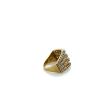 Load image into Gallery viewer, 10k Gold Swirl Ring .