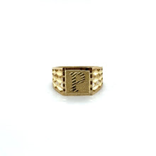 Load image into Gallery viewer, 10k Gold Mens Initial Ring .