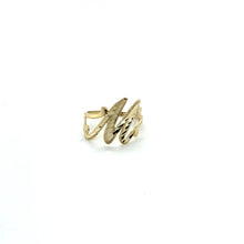 Load image into Gallery viewer, 10K Gold Cursive Initial Ring .