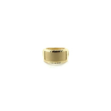 Load image into Gallery viewer, 10k Gold Square Engravable Cuban Ring .