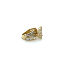 Load image into Gallery viewer, 14k Gold Heart Thick Ring .