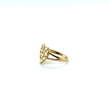Load image into Gallery viewer, 14k Gold Heart Nugget Ring .